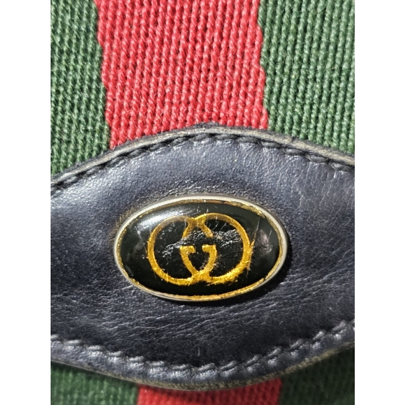 GUCCI Ophidia GG Vintage Sherryline Crossbody bag Black - Picture 11 of 14